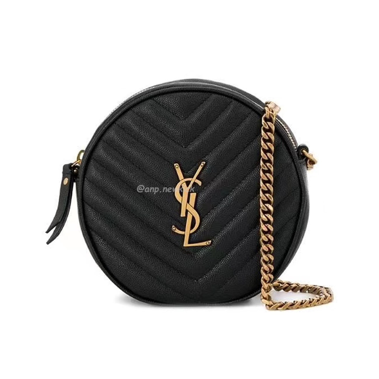 Saint Laurent Circular Quilted Crossbody Bag (13) - www.newkick.vip